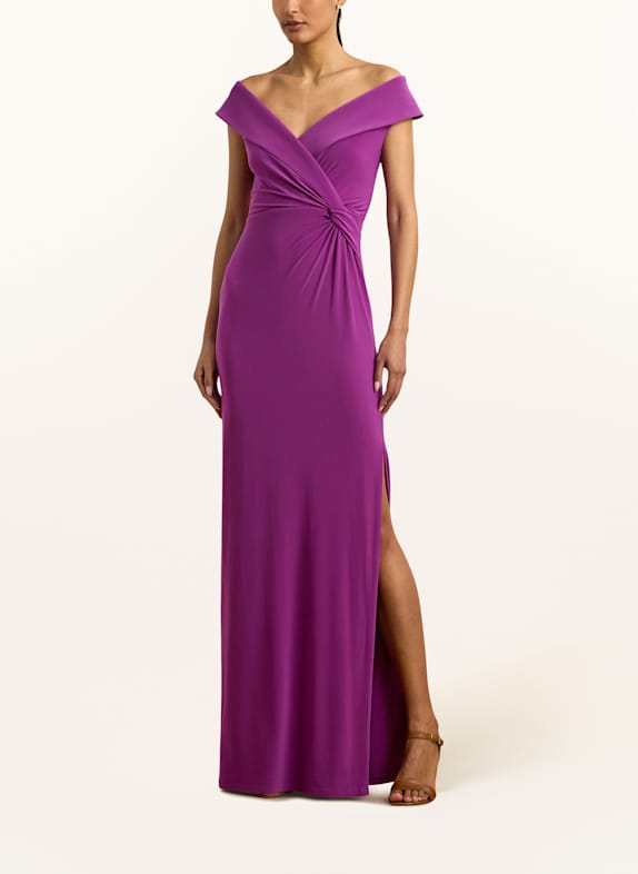 LAUREN RALPH LAUREN Evening dress LEONIDAS PURPLE