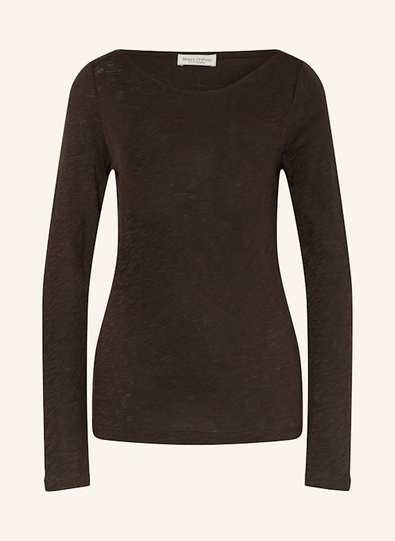 Marc O'Polo Longsleeve DUNKELBRAUN
