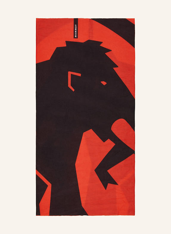 MAMMUT Multifunkční šátek ČERNÁ/ ČERVENÁ