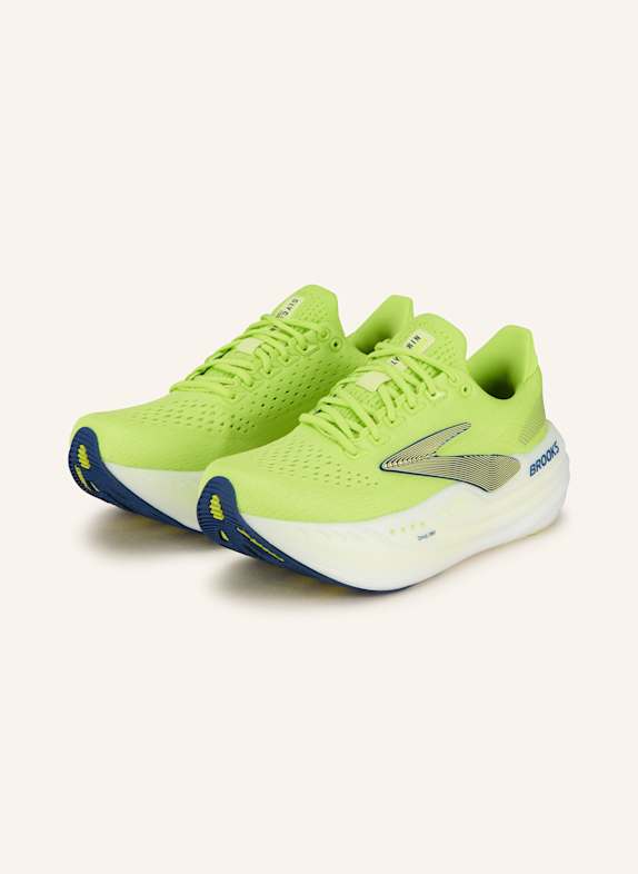 BROOKS GLYCERIN MAX running shoes NEON YELLOW/ DARK BLUE/ WHITE