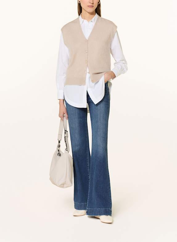 LONGCHAMP Geantă de mână LE PLIAGE CUIR CREM