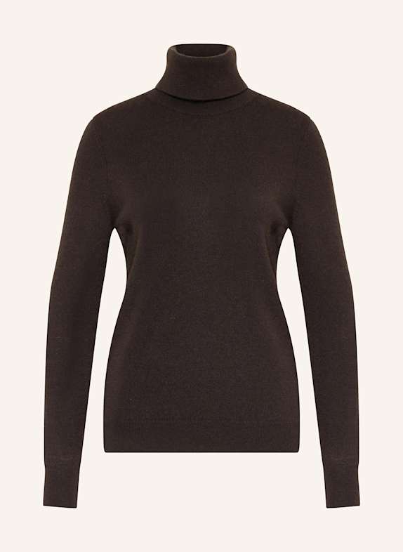 lilienfels Rollkragenpullover aus Cashmere DUNKELBRAUN