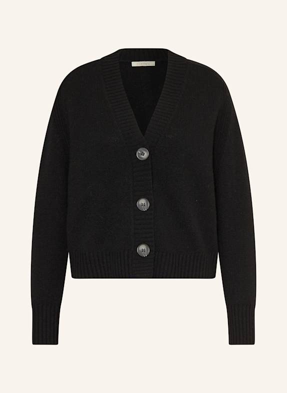 lilienfels Strickjacke aus Cashmere SCHWARZ