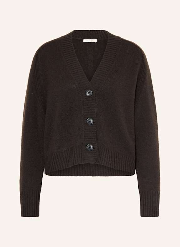 lilienfels Strickjacke aus Cashmere DUNKELBRAUN