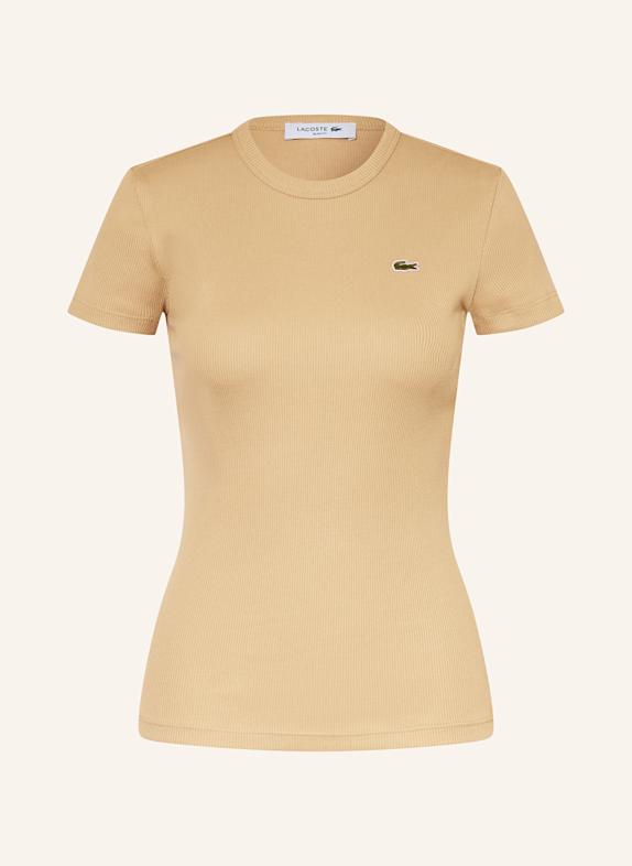 LACOSTE T-Shirt BEIGE