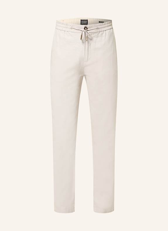 SCOTCH & SODA Chino WARREN im Jogging-Stil Regular Straight Fit HELLGRAU