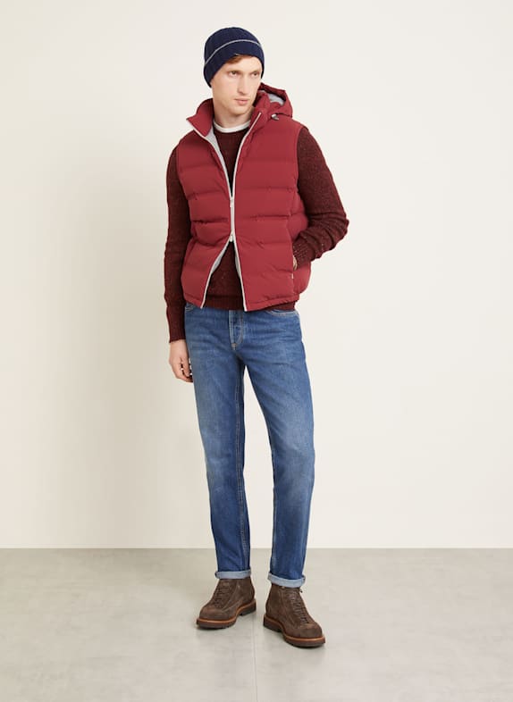 BRUNELLO CUCINELLI Džíny Traditional Fit C1471 DENIM MEDIO