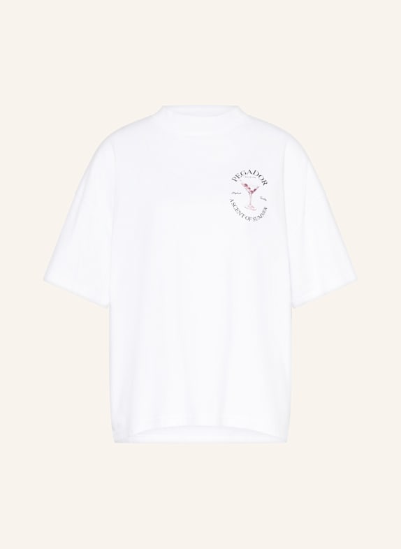 PEGADOR Oversized-Shirt JOBRA WEISS/ ROSÉ/ ALTROSA