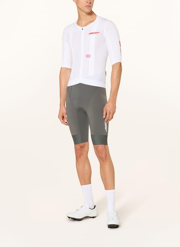 MAAP Fietsjersey ECLIPSE PRO RACE WIT / DONKERORANJE