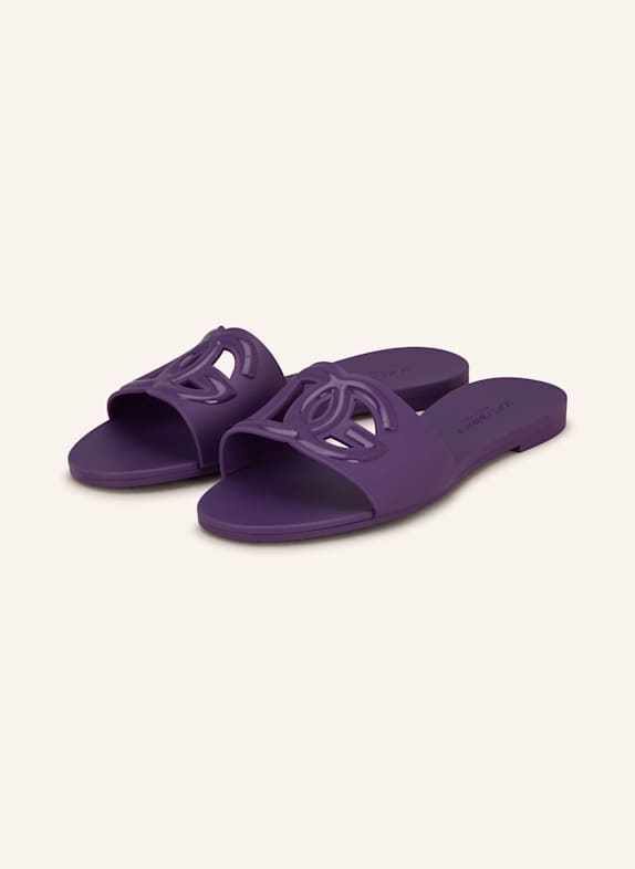DOLCE & GABBANA Pantoletten LILA