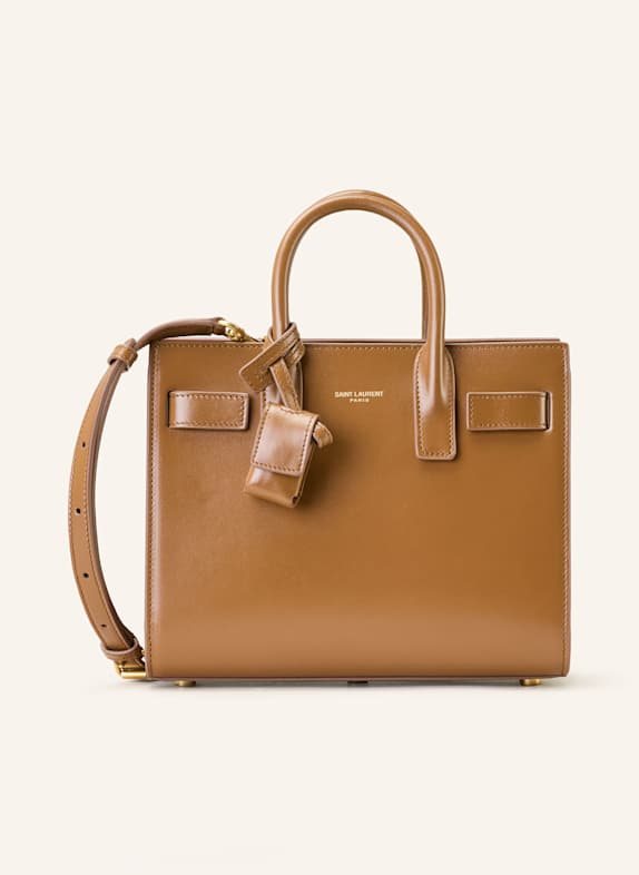 SAINT LAURENT Handtasche NANO SAC DE JOUR BRAUN