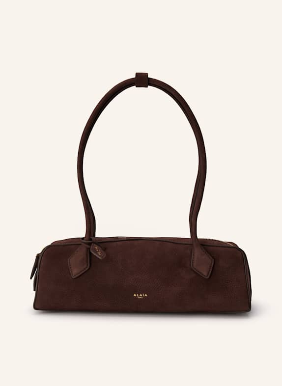 ALAÏA Schultertasche LE TECKEL MEDIUM BRAUN
