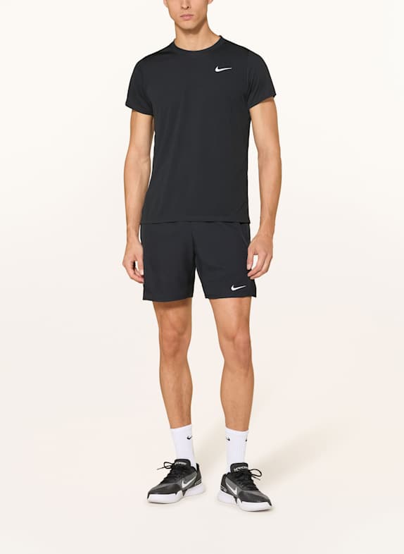 Nike T-shirt COURT DRI-FIT VICTORY ZWART