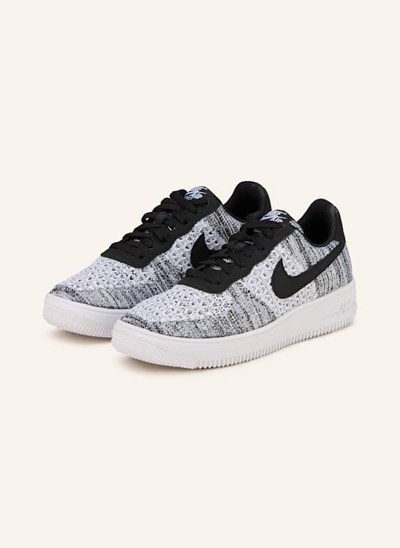 Nike Sneakersy AIR FORCE 1 FLYKNIT 2.0 BIAŁY/ CZARNY