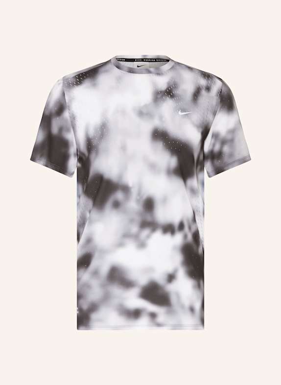 Nike Laufshirt RUNNING DIVISION BREATHE DRI-FIT ADV SCHWARZ / HELLGRAU