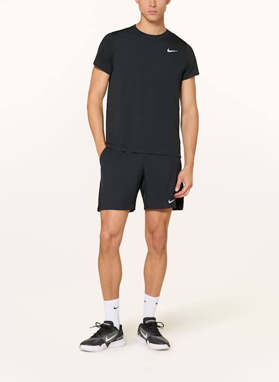 Nike Tennisshorts COURT VICTORY ZWART