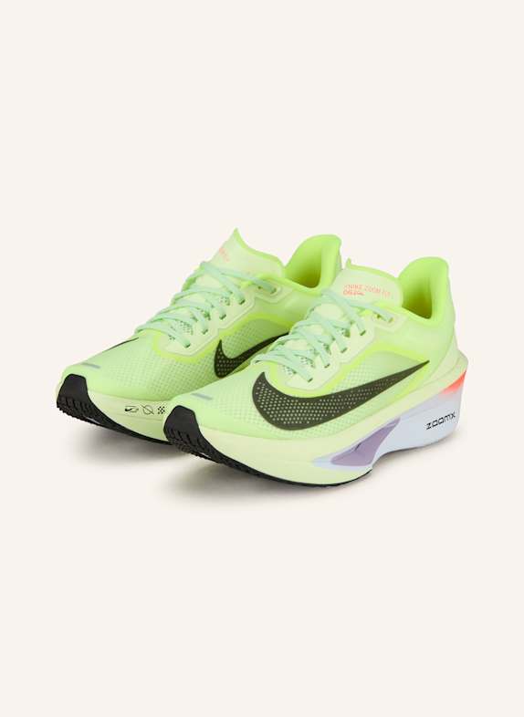 Nike Laufschuhe ZOOM FLY 6 NEONGELB/ DUNKELBLAU
