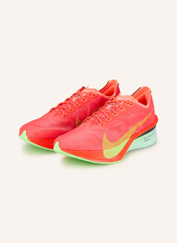Nike VAPORFLY 4 running shoes NEON RED/ MINT