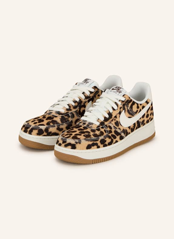 Nike Sneaker AIR FORCE 1 ´07 SCHWARZ/ HELLBRAUN