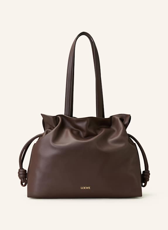 LOEWE Handtasche FLAMENCO DUNKELBRAUN