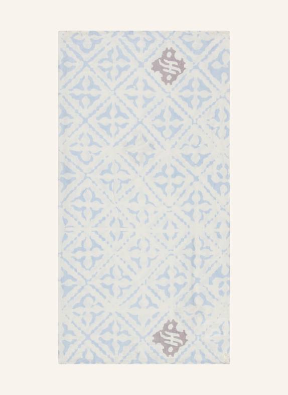 friendly hunting Seidentuch EYES OF MARAKECH HELLBLAU/ CREME/ TAUPE