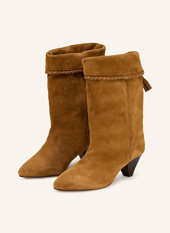 ISABEL MARANT Ankle boots DALBY COGNAC