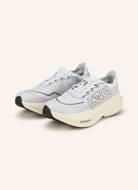 HOKA Laufschuhe MACH X2 WEISS/ HELLGRAU