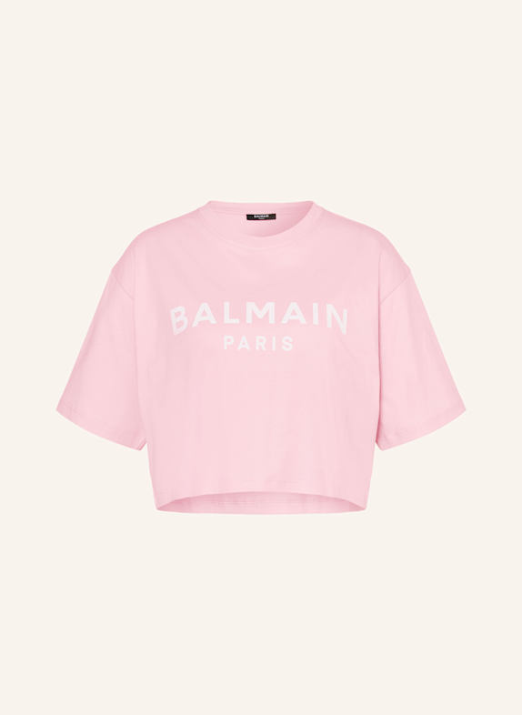 BALMAIN T-shirt PINK/ WHITE