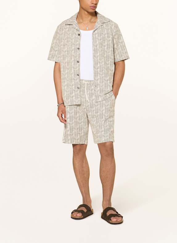 NN.07 Pantaloni scurți din tricou JERRY OLIV / CREM