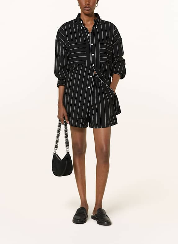 black palms Shorts BRINO ZWART / WIT