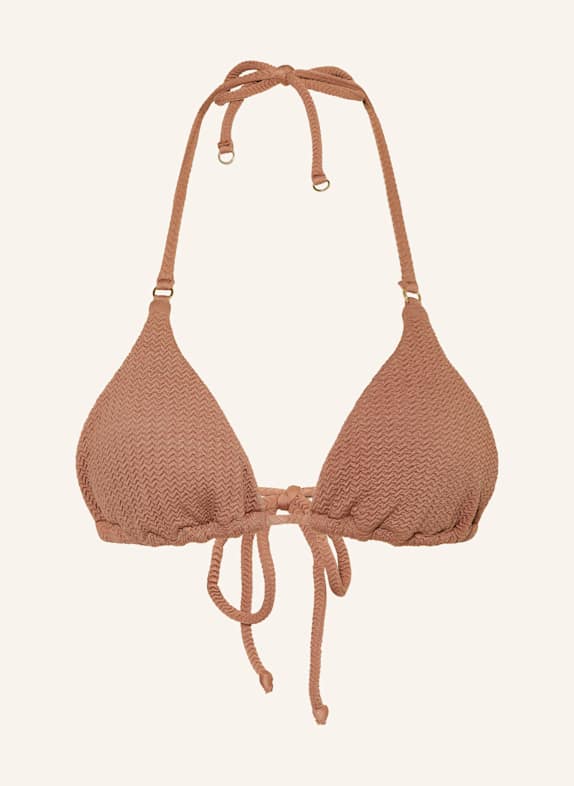 SEAFOLLY Triangel-Bikini-Top SEA DIVE BRAUN