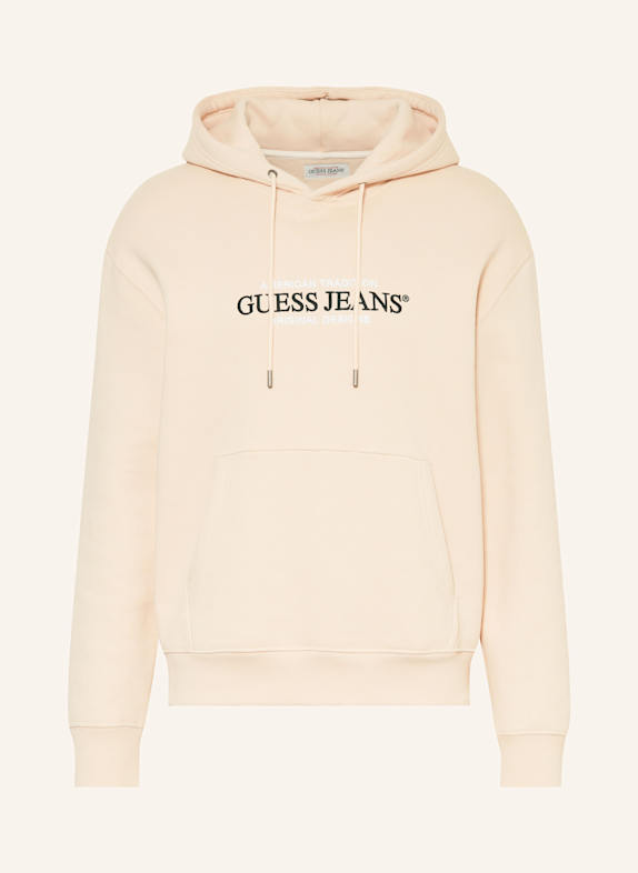 GUESS JEANS Hoodie CREAM