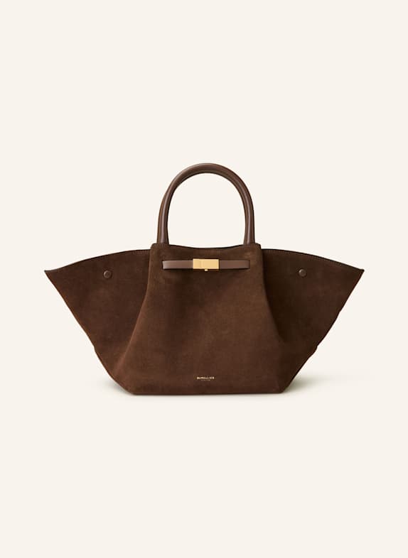 DeMellier Handbag MIDI NEW YORK DARK BROWN