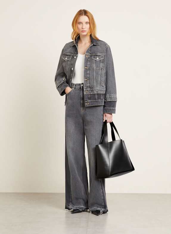 STELLA McCARTNEY Beuteltasche mit Pouch SCHWARZ