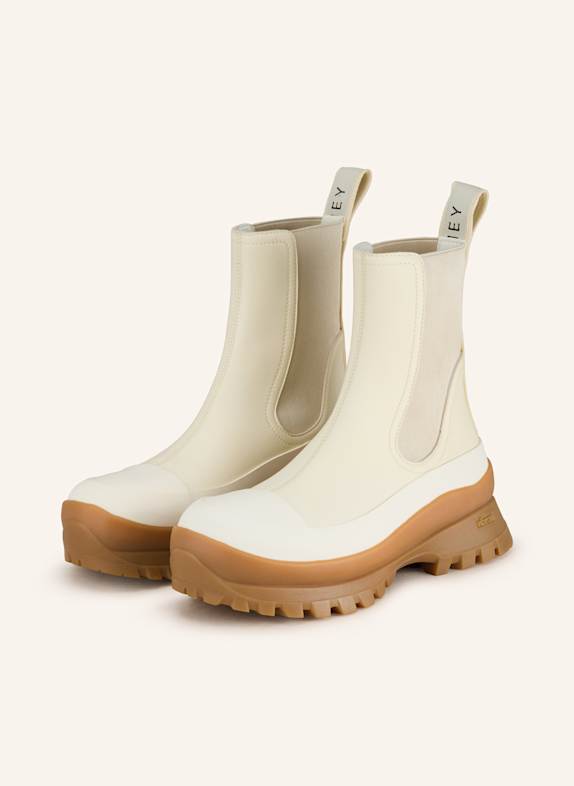 STELLA McCARTNEY Chelsea-Boots TRACE CREME