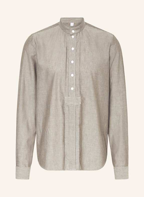 Grasegger Trachtenhemd KOPEKE Regular Fit mit Stehkragen BEIGE/ GRAU