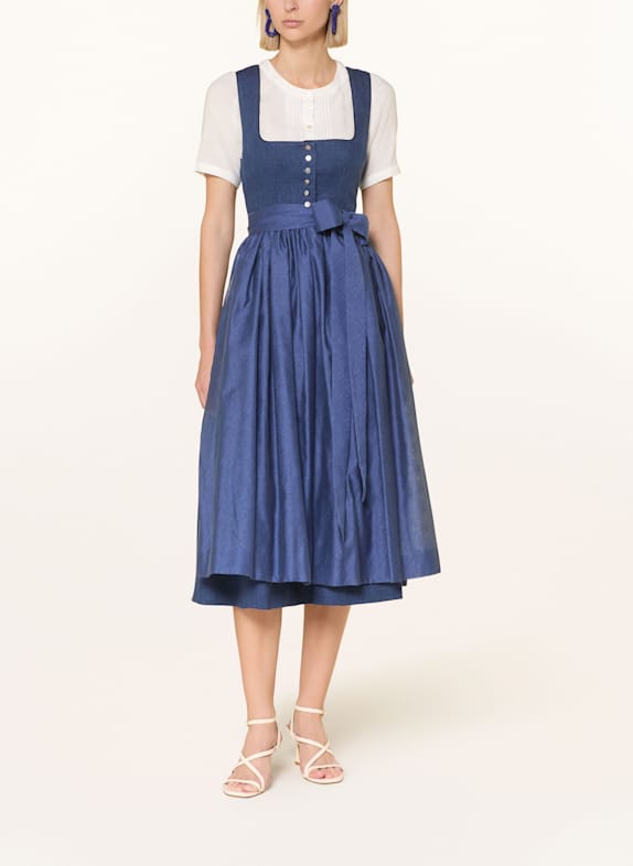 Grasegger Linnen dirndl BRIANNA BLAUW