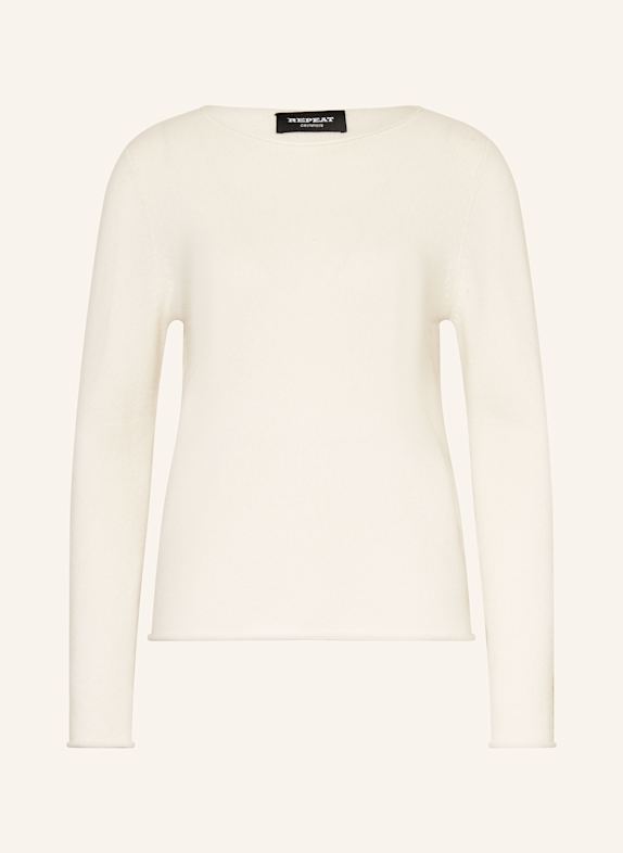 REPEAT Cashmere-Pullover CREME