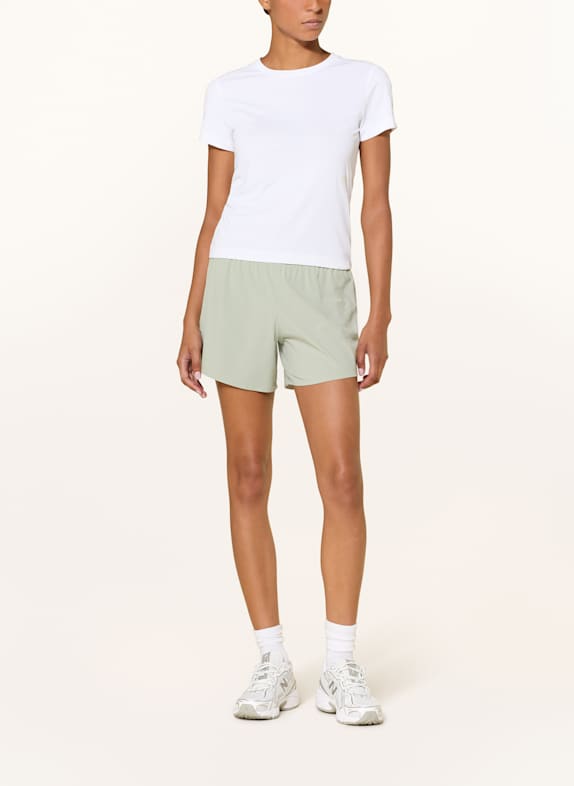 new balance 2-in-1 hardloopshort WS41202 LICHTGROEN