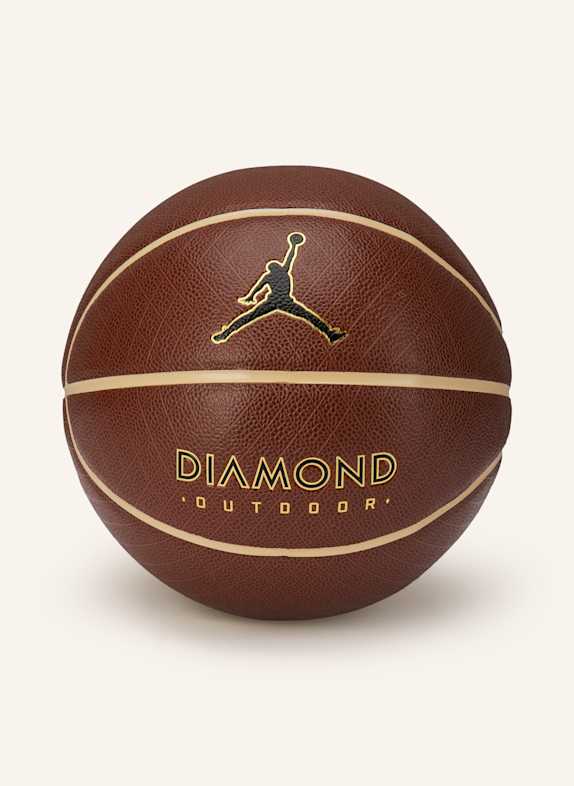 JORDAN Basketball JORDAN DIAMOND OUTDOOR 8P BROWN/ LIGHT ORANGE/ GOLD
