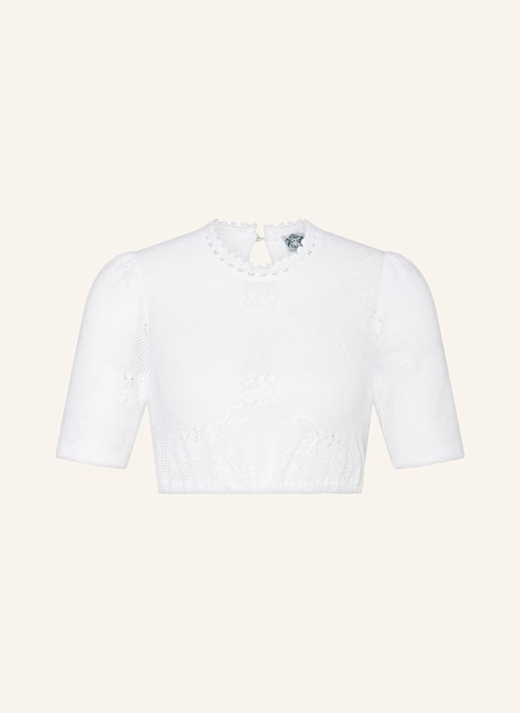 Hammerschmid Dirndlbluse DIANA aus Spitze WEISS