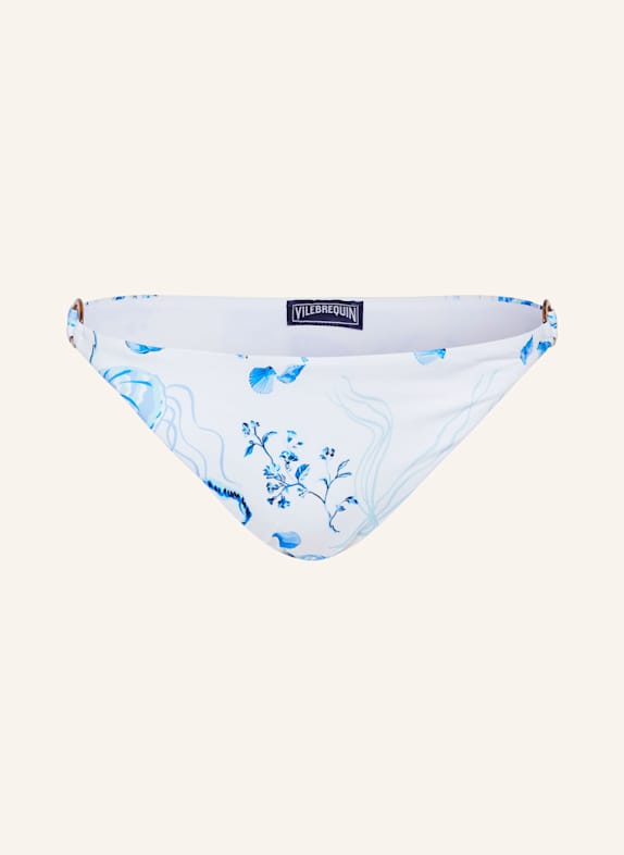 VILEBREQUIN Dół od bikini basic MEDUSA AND SHELLS BIAŁY/ JASNONIEBIESKI/ TURKUSOWY
