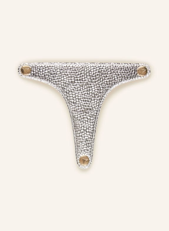 HEY MARLY Sandalen-Topping MARS METALLIC SILBER