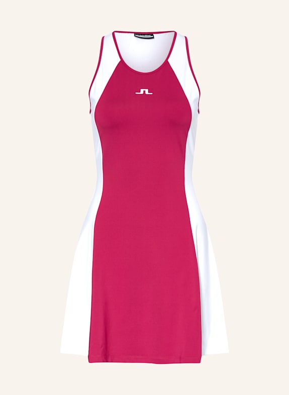 J.LINDEBERG Tenniskleid FUCHSIA/ WEISS
