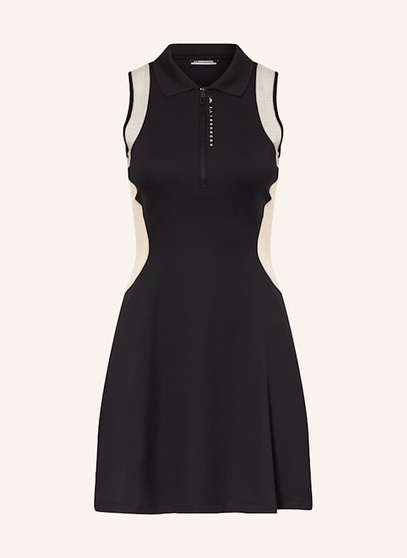 J.LINDEBERG Tenniskleid SCHWARZ/ BEIGE