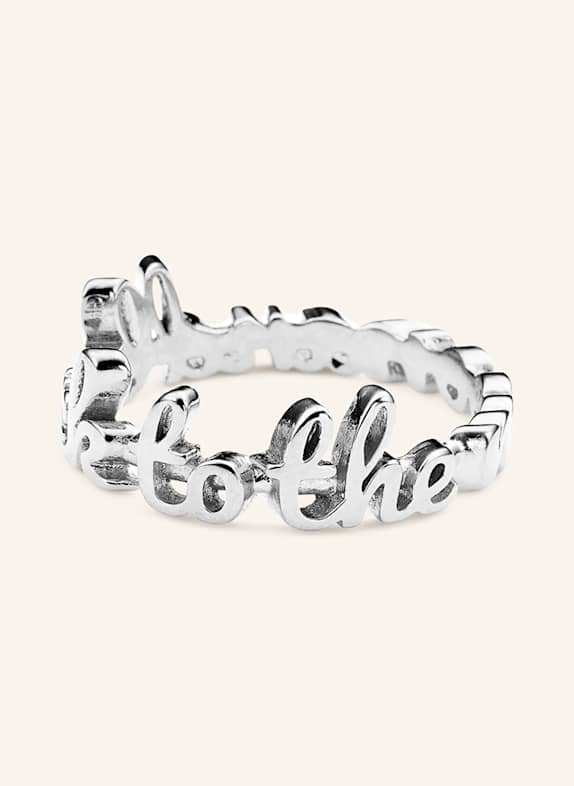 ariane ernst Ring TO THE MOON AND BACK SILVER