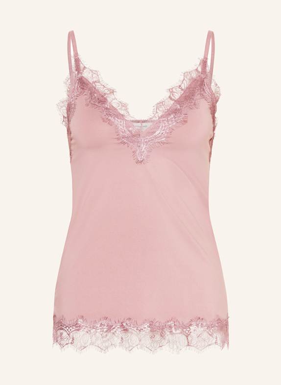 rosemunde Top BILLIE mit Spitze ROSÉ
