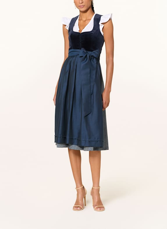 Heimatglück Tracht Dirndl FIONA DUNKELBLAU