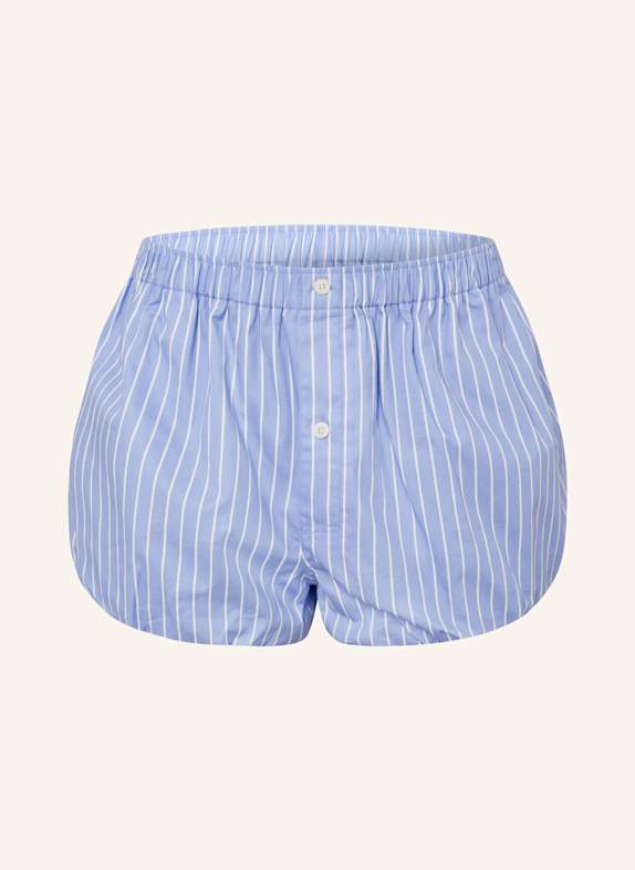Acne Studios Shorts BLAU/ WEISS