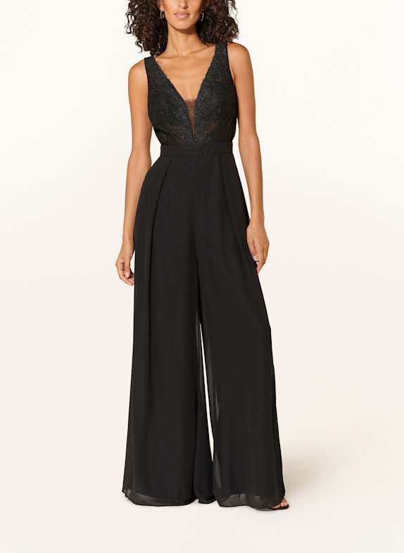Hey Kyla Jumpsuit mit Spitze SCHWARZ